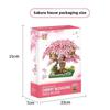 Micro Particle Building Blocks Set Featuring Sakura Tree For Kids Creative Building And Learning