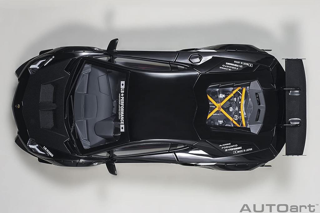 AUTOart Liberty Walk Lamborghini Aventador Limited Edition Black Black Bonnet Готовый продукт 79244 1/18 LB-WORKS LBWK/Carbon
