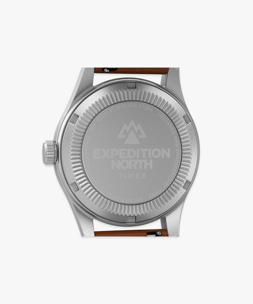 Taimaegseu Expedition Field Watch Solar-Powered Leather Watch 36Mm