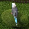 Simulation Parakeet Miniature Landscape Ornament Artificial Bird Model Props