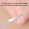 Нержавеющая сталь маникюрный педикюрный нож для удаления омертвевших мозолей толстые твердые кусачки для ногтей набор инструментов для лечения акне
