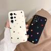 Силиконовый чехол для телефона с принтом в виде сердца для Samsung Galaxy S24 Ultra S23FE S22 S20 Plus A15 A35 A50 A51 A54 A55 A71 A72 A73