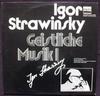 LP Record IGOR STRAVINSKY, JOHN ALLDIS CHOIR, - Geistliche Musik 1 SCHWANNSTUDIO60 Schwann AMS Stu 1971 Germany Classical Used
