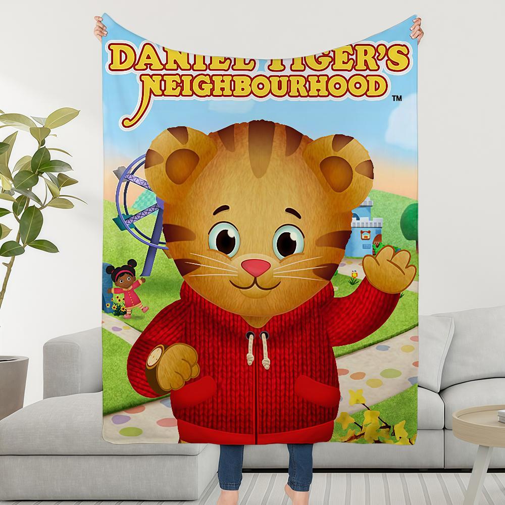 Blanket Throw Tigers D-Daniel Super Cosy Plush Living Neighborhood Room Sofa Couch Childish Birthday Cartoon Gifts