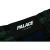 Palace Вельветовые Широкие Брюки Клетчатые Унисекс Низ Зеленый P25T023