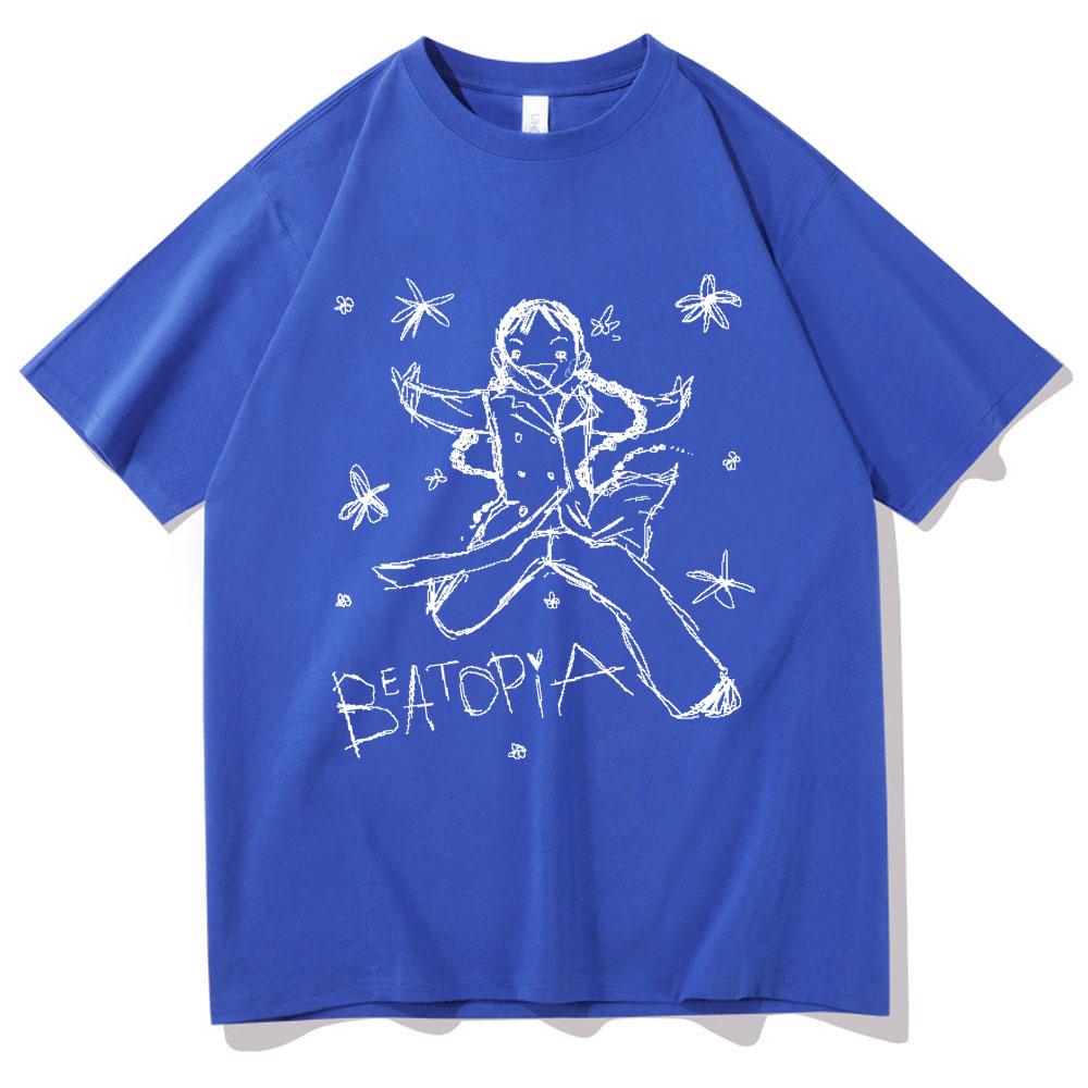 Singer Beabadoobee Beatopia Album Tshirt Fashion Oversized Streetwear Summer Male Vintage Tshirt Unisex Pure Cotton T Shirts