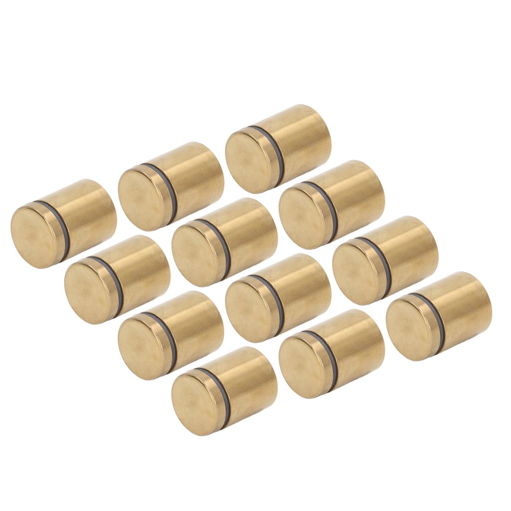 12 шт. Стойки-винты из нержавеющей стали для настенного крепления, держатель для рекламы, гвоздь-фиксатор 25x30 мм