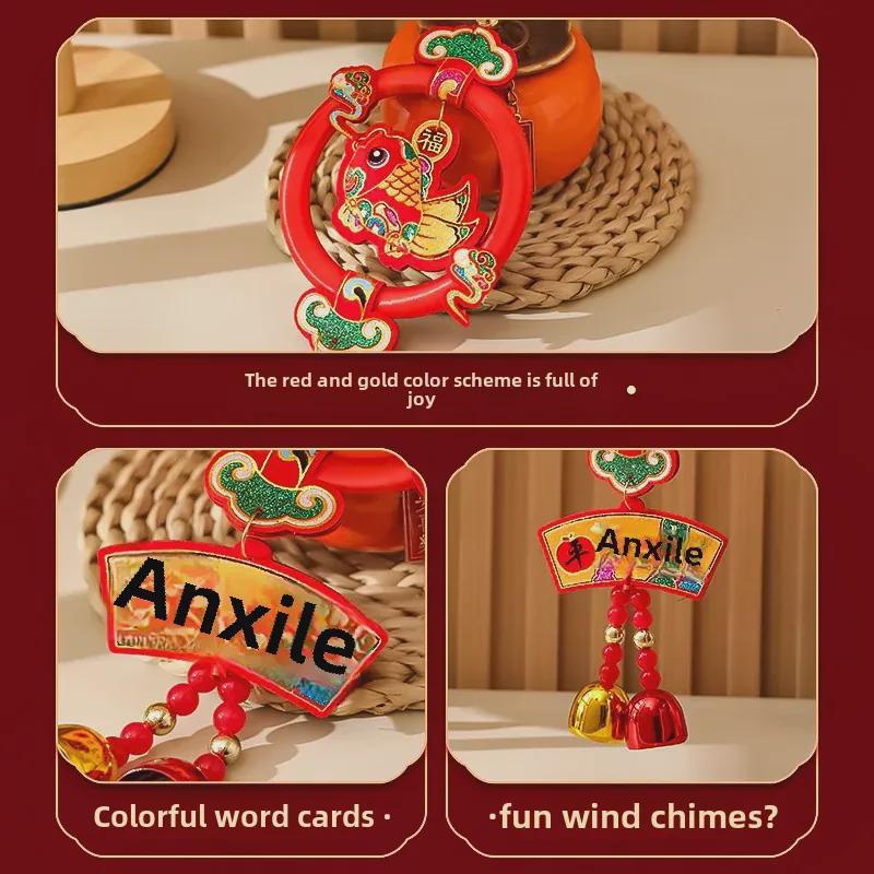 Подвесной новогодний фонарь – украшение для дома и гостиной, весенний фестиваль, колокольчики