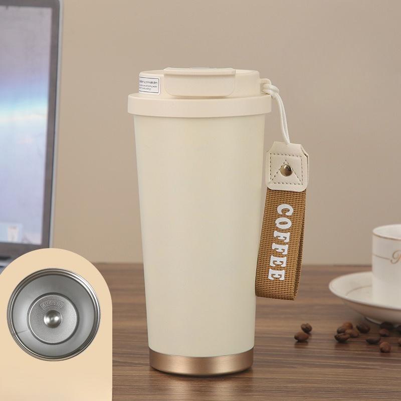 Новая кофейная кружка «Ландыш» из нержавеющей стали 316, кружка-термос высокой ценности, большой вместимости, мужская и женская кружка для воды, студенческая кружка-термос