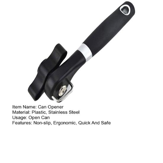 Безопасный консервный нож с гладким краем Эргономичный ручной консервный нож Многофункциональный ручной открыватель для банок Пищевой пластик