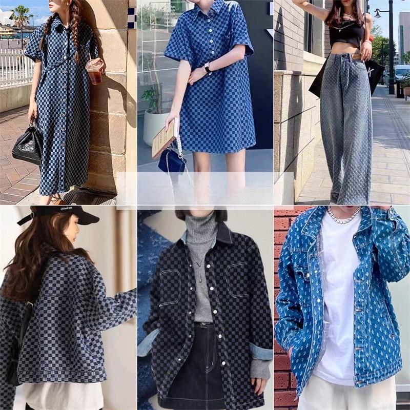 Washed Pure Cotton Denim Jacquard Fabric Vintage Crochet for Diy Sewing Jacket Shirt Dress Clothing Design Fabrics Cloth