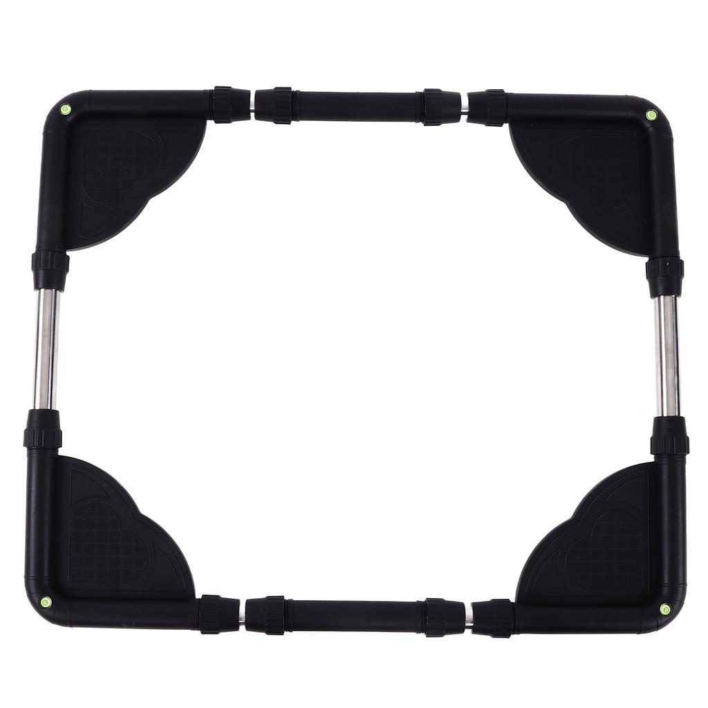 Мобильная роликовая регулируемая мебельная тележка для стиральной машины, стойка для тяжелой передвижной тележки черного цвета