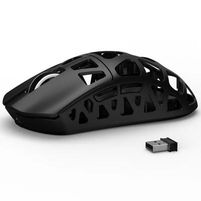 Игровая мышь ATTACK SHARK R3 из магниевого сплава, беспроводная PAW3395, 8000 Гц, 46 г, сверхлегкая, проводная, 26000 точек на дюйм, с кабелем для катушки, быстрая зарядка, техническая