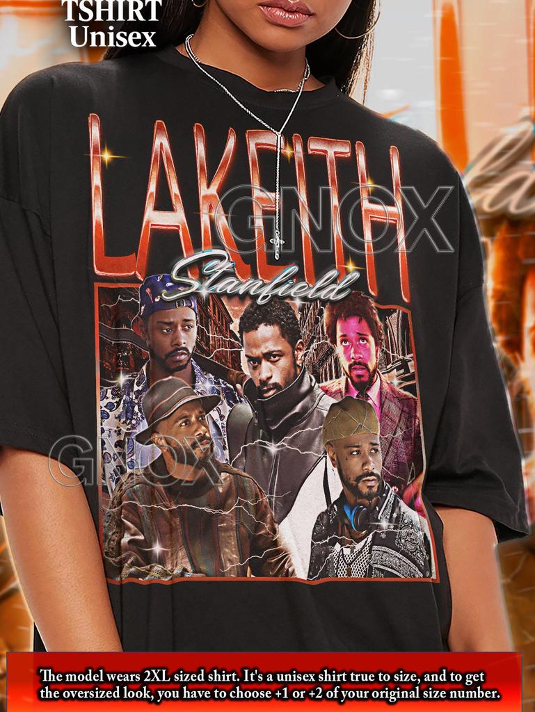 LAKEITH STANFIELD Shirt, Lakeith Stanfield Tshirt, Lakeith Stanfield Tees, Lakeith Stanfield Retro 90s Sweater, Lakeith Stanfield Gift #saf