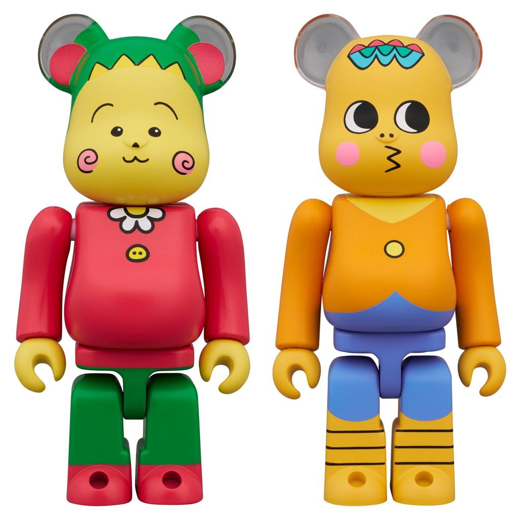 Medicom Toy BE@RBRICK Bearbrick Coji-Coji & Jiro 2-Piece Set, Approximately 70mm Tall, Non-Scale, Painted, Complete Figures