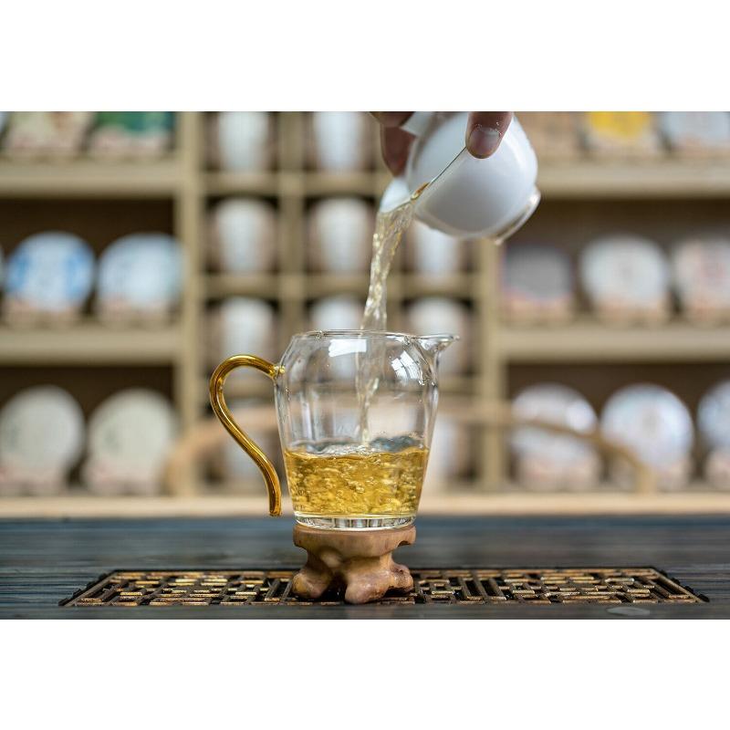 500г 8г чакунь Иу Жемчуг Дракона Пуэр Сырой чай Жемчуг Дракона ручной работы Туоча