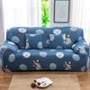 Эластичный чехол на диван с принтом, полностью эластичный чехол, защита из мягкой ткани на 4 сезона
