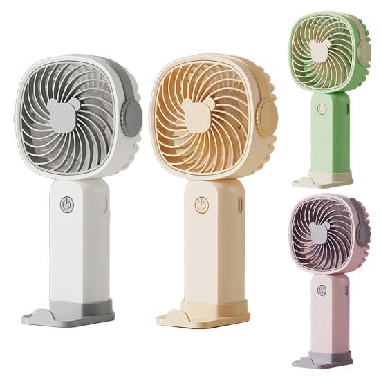 Handheld Fan with 3 Adjustable Speeds Strong Airflow Low Noise Compact Design Portable Table Fan Personal Air Cooler