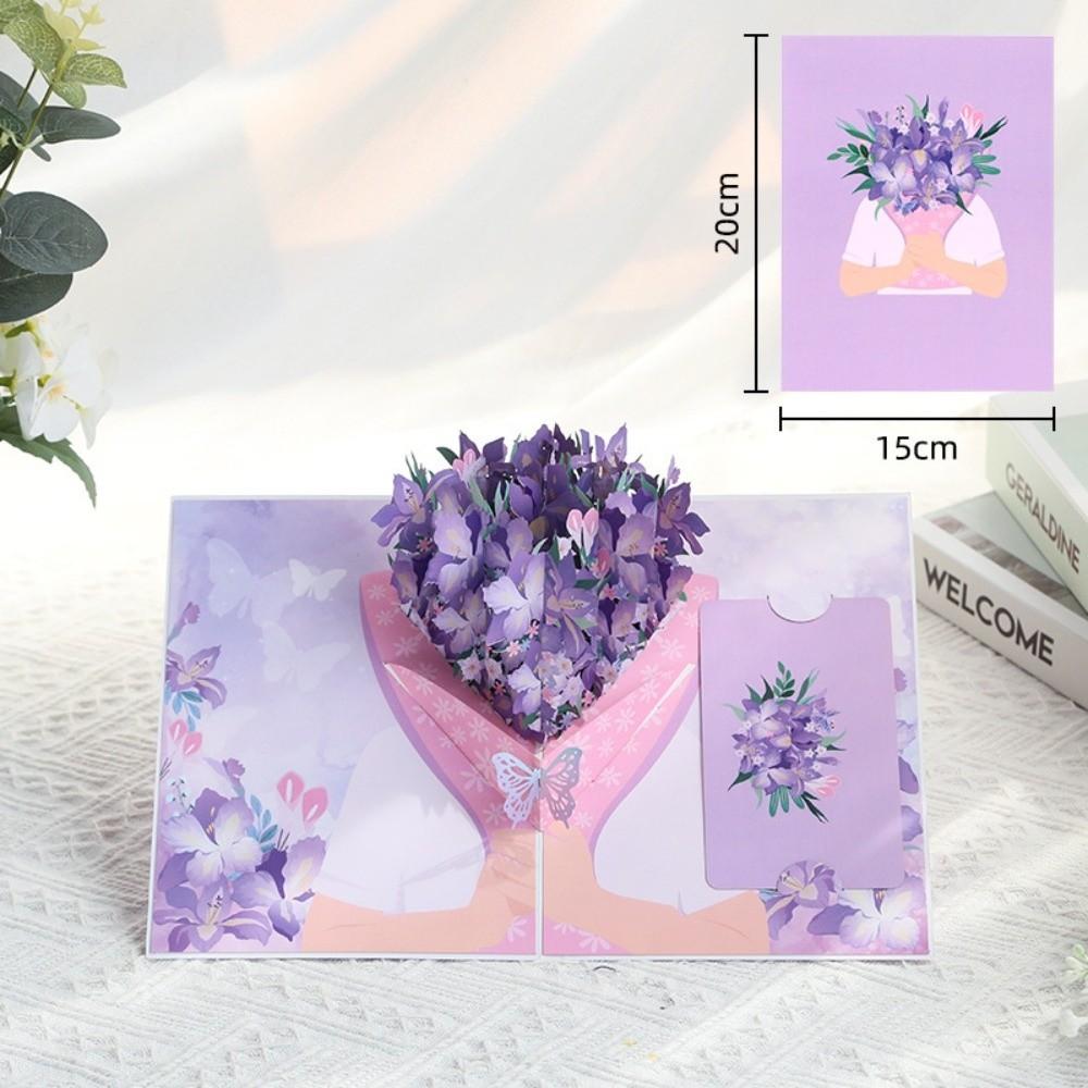 Anniversary Card Pop up Card 3D Post Card Birthday Cards for Valentine's Day Mother's Day