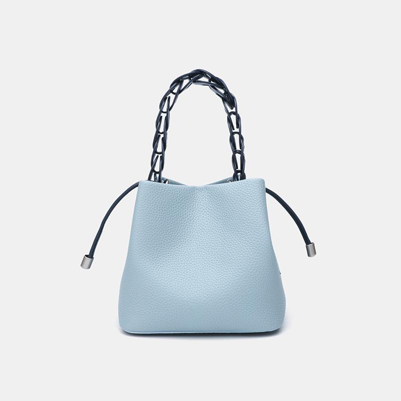 Bucket bag women's 2025 new summer versatile shoulder messenger bag women's niche commuter portable women's bag small