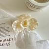 French Style Acetic Acid Hair Clip Medium Size Shark Clip Sweet Flower Hair Claw  Girls