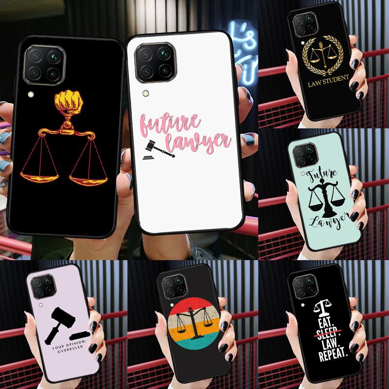 Чехол с рисунком «Адвокат Судья» для Huawei Nova Y91 Y60 Y70 Y72 Y90 Y61 12s 12i 11i 8i 10 9 SE P20 P40 Lite P30 P60 Pro