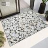 Beach Stone 3D Carpet Rugs For Hallway Doormat Indoor Entrance Home Fashion Kitchen Runner Rug Bathroom Mat Toilet Mat