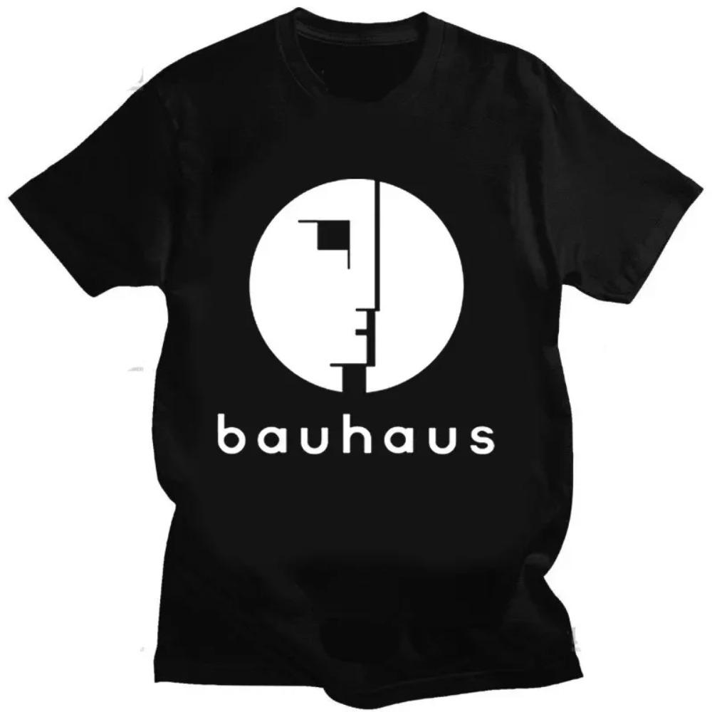 Мужская футболка Bauhaus Пост-панк Готика Рок С круглым вырезом Графический принт Модная Повседневная с коротким рукавом Женская футболка
