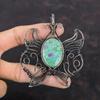 Ruby Fuchsite Pendant Copper Wire Wrapped Pendant Handmade Copper Jewelry Butterfly Gemstone Pendant Wire Wrappped Jewelry Anniversary Gifts