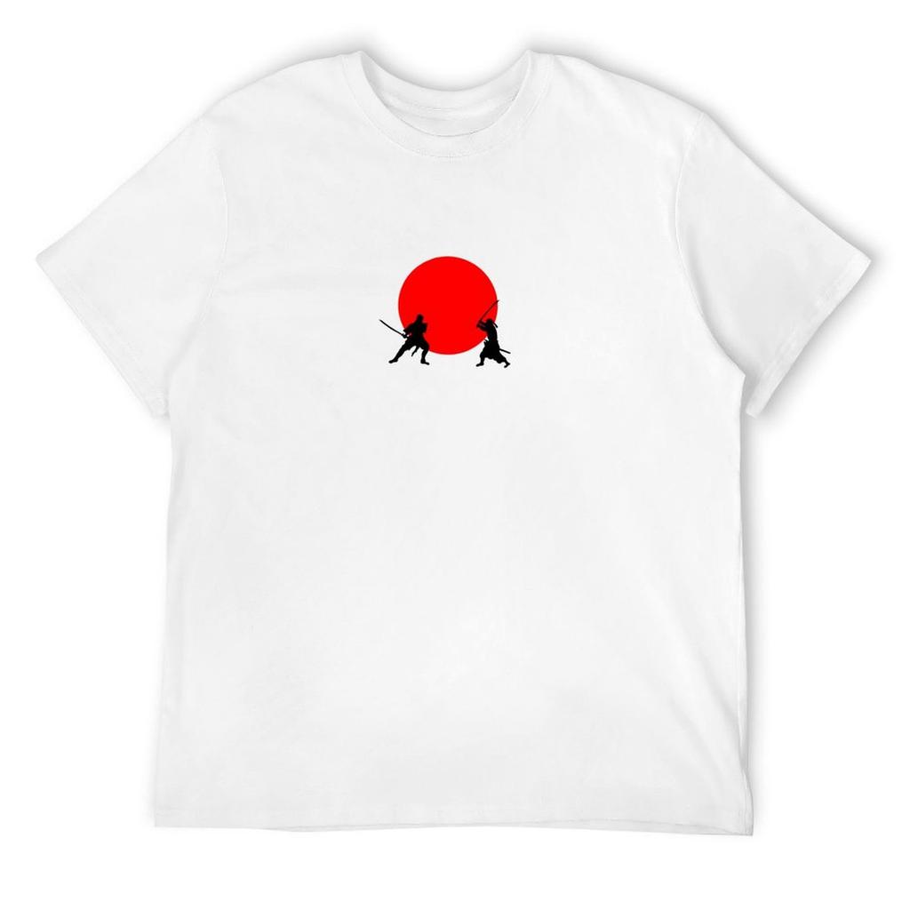 Sunset battle T-Shirt anime for a boy mens clothing