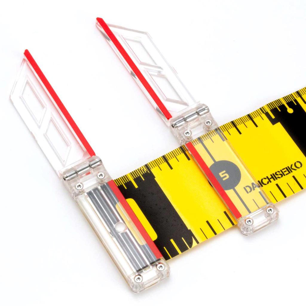 Daiichi Seiko Fishing Scale, Nogi Scale 65, Yellow, Fishing Measure, Fish Scale, Fishing Measure