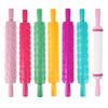 Nonstick   Fondant Sugarcraft Dough Embossed Roller Mold Cake Decorating Tool