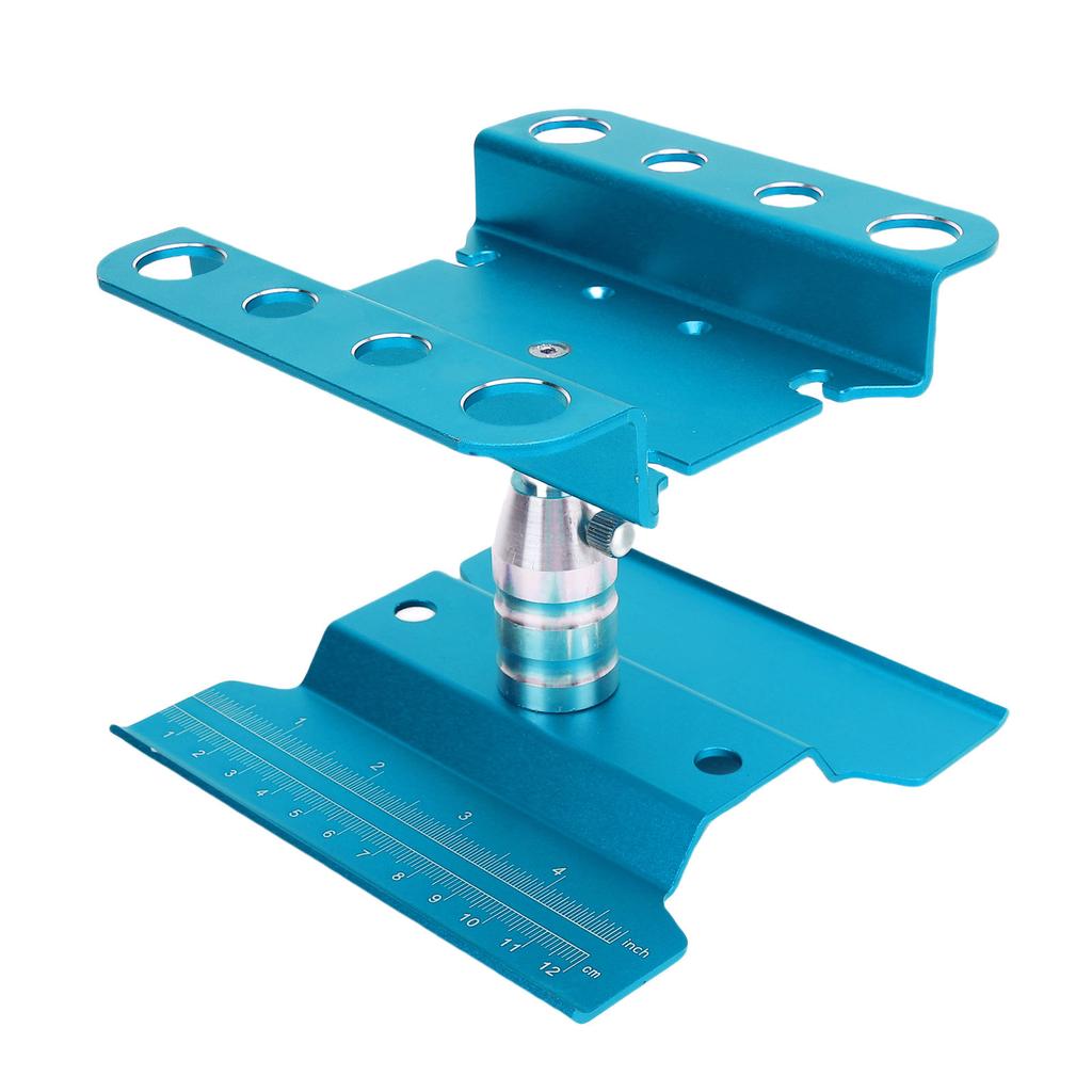 RC Car Work Stand for 1 10 1 8 360 Degree Rotatable Maintenance Workstation Repair Table Blue