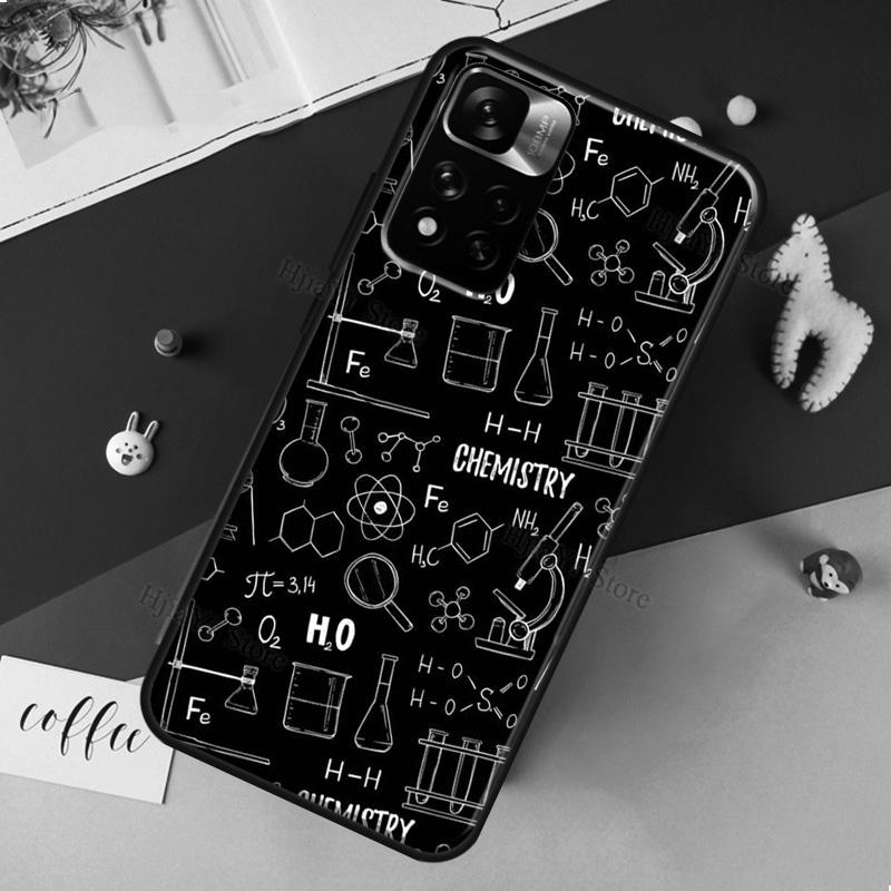Чехол с биологией и химией для Xiaomi Redmi Note 11 Pro, чехол для Redmi Note 10 Pro 8 9 10S 9S 9A 9C 9T, чехлы