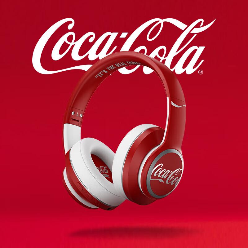 Беспроводные накладные наушники Coca-Cola T05