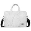 Kinmac 360 Series Laptop Brief Case, White Marble