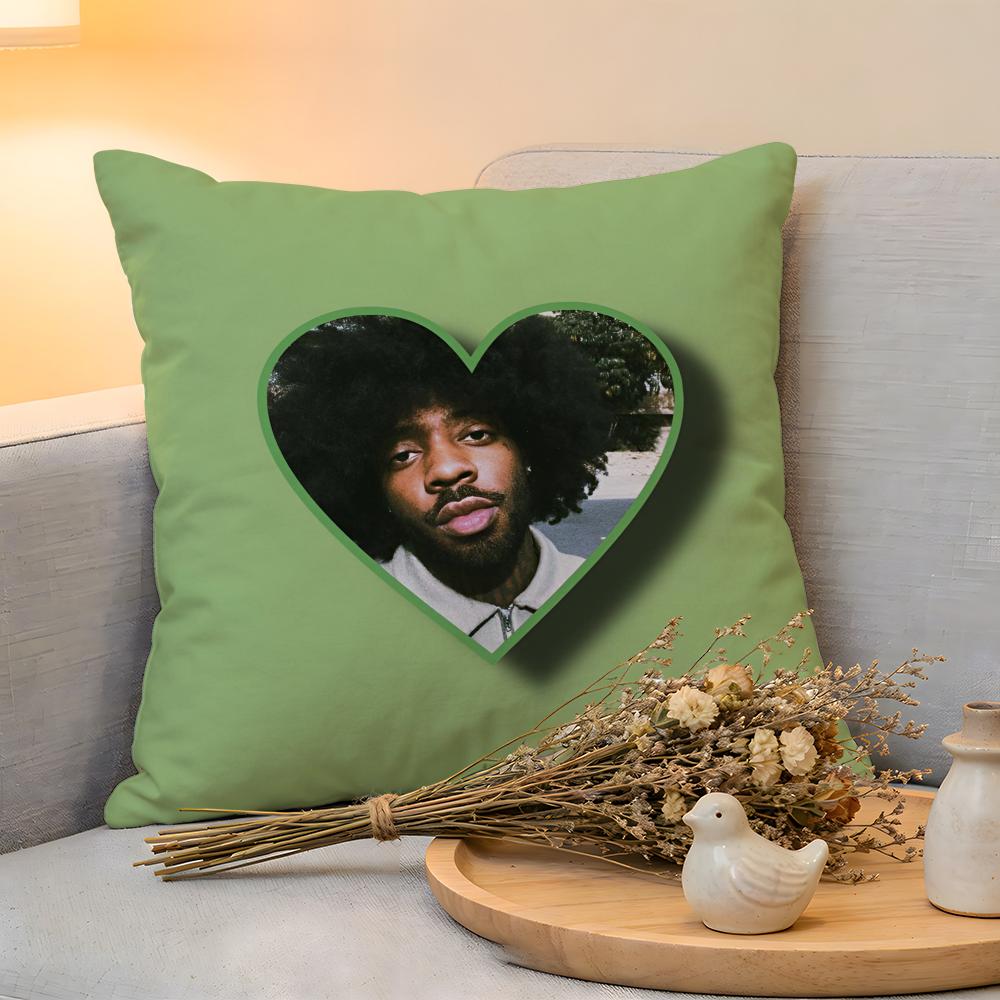 Cushion Cover Linen SkinFriendly Soft Decorative Case for Sofa Home Decor Chill RNB Singer BBrent Faiyaz Pillow cover