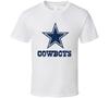 Унисекс футболка Dallas Cowboys с потертостями