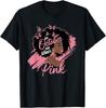 In October We Wear Pink Black Women Breast Cancer Awareness T-Shirt
