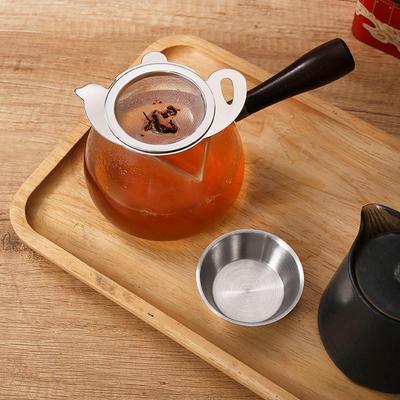 Сито для слива чая Сетчатое Многоцелевое Прочное с ручками Каплесборник для ресторана дома