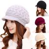 Women Winter Hat Warm Fleece Inside Knitted Hats For Autumn And Winter Ladies Hat