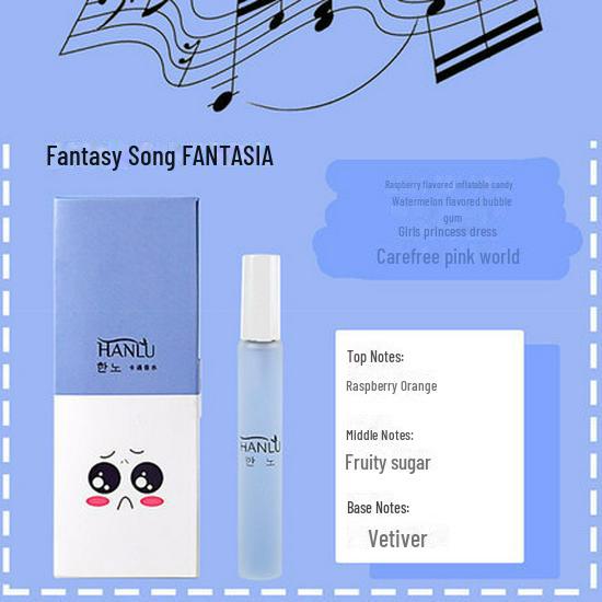 Hanlu Матовый Мультяшный Карманный Парфюм - Трендовый Нишевый Аромат, Вдохновленный Интернет-Знаменитостями.
