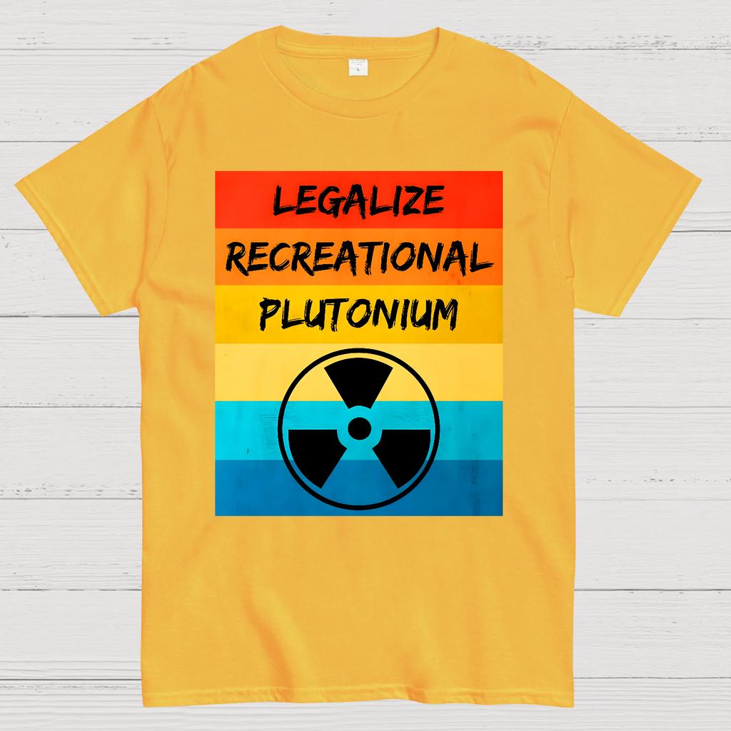 Legalize Recreational Plutonium Active Cotton Summer Casual Cool Loose T-Shirt