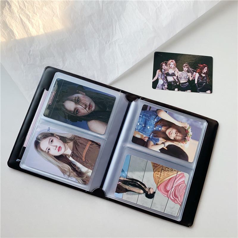 Ins Розовый Фиолетовый Леопард Кошка Карточка Love Hollow 3 Дюйма Po Альбом Polaroid Star Chasing Маленькая Карточка Girl Heart Хранение Книга Альбом