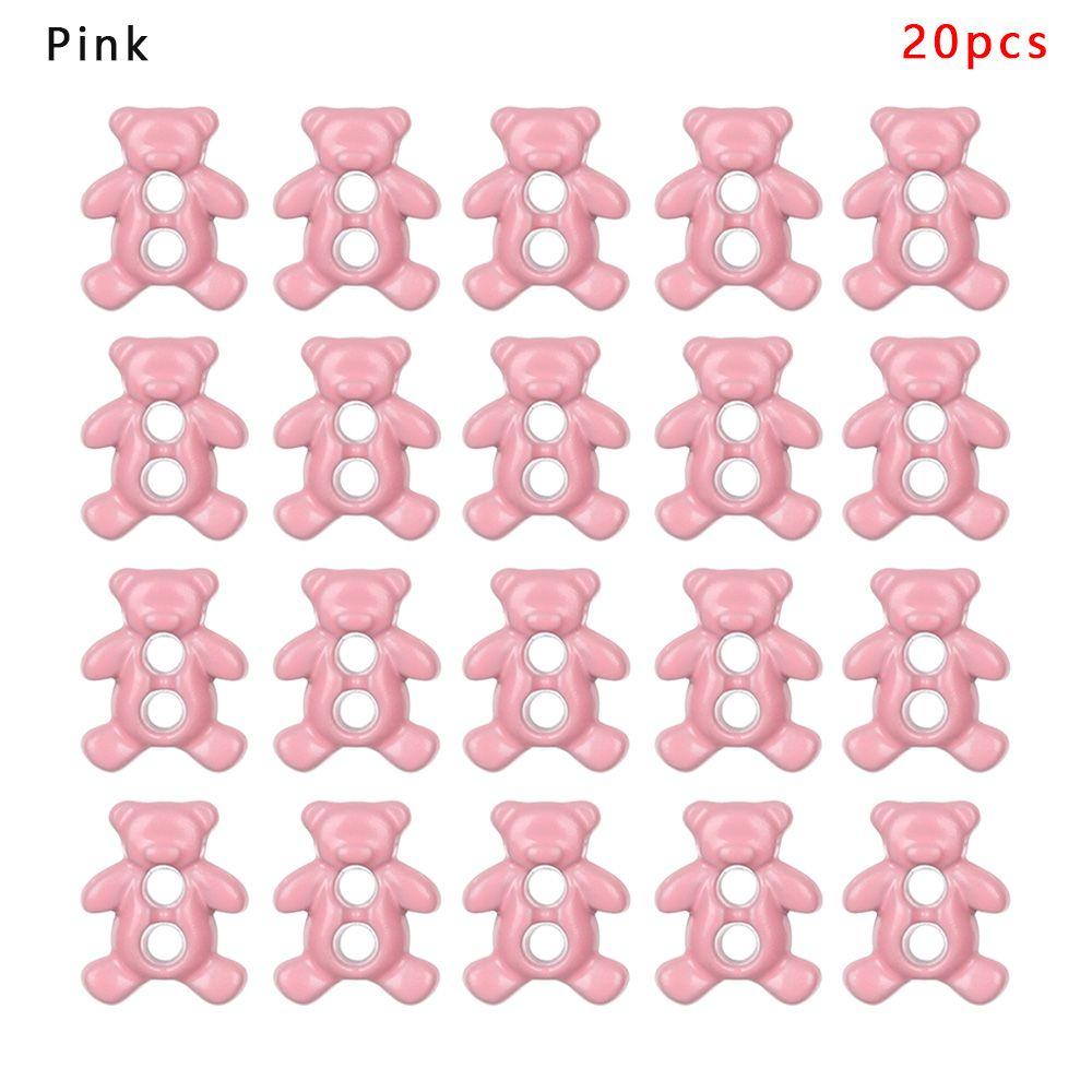 Craft Bear Pattern Decoration DIY Doll Clothes Mini Buttons Clothing Sewing Buckle Metal Buckles