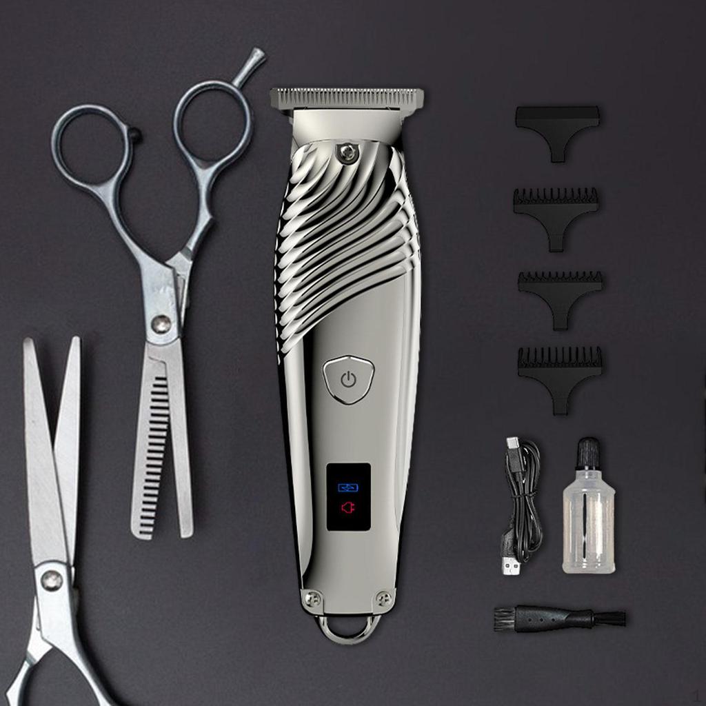 Cordless Barber Clipper, Professional Hair Trimmer Set, Fathers Day Gifts Mustache Body Face Beard