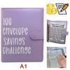 100 конвертов, папка-переплет для пары, блокнот для мероприятий, папка для экономии, планировщик бюджета, книга, деньги, конверты, органайзер, подарки
