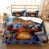Grizzly & The Lemmings Cartoon Anime Duvet Cover Comforter Bedding Set Soft Quilt Cover and Pillowcases Single/Double/Queen/King
