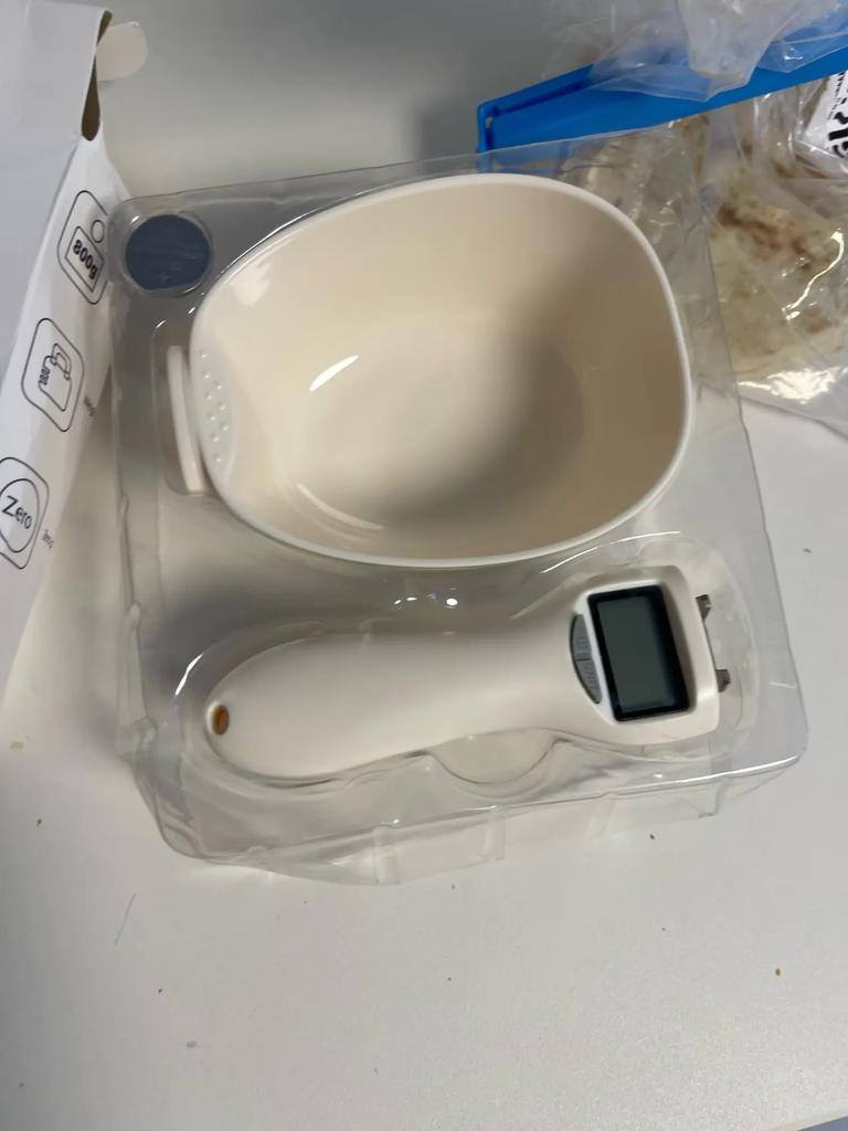 Весы для измерения корма для домашних животных, кухонная цифровая мерная ложка для еды, подходит для мерной ложки для корма для кошек и собак