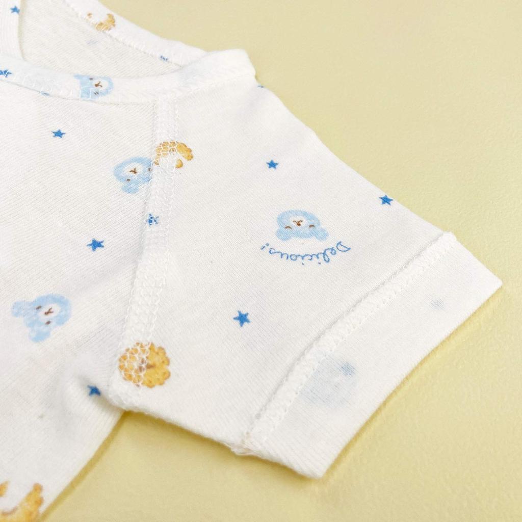 Короткие майки Baby Castle для маловесных детей, набор Cookie Sax, сделано в Японии, для младенцев, 2, 45см, медведь, с рисунком, 100% хлопок,